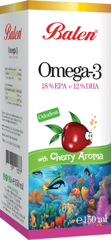 Balen Omega 3 Vişne Aromalı Balık Yağı