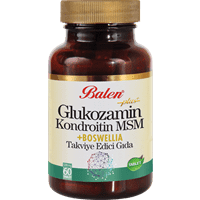 Balen Glukozamin Kondroitin MSM Boswellia 60 tablet
