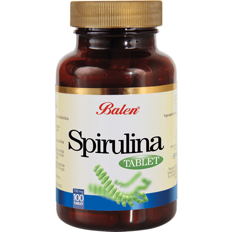 Balen Spirulina 100 Tablet Takviye Edici Gıda